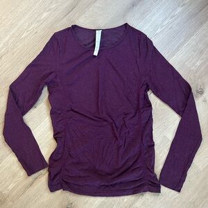 EUC Fabletics seamless ruched top size large